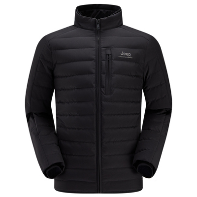 Jeep吉普男式保暖鹅绒羽绒服