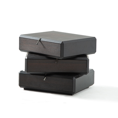 旋转免胶生态板意式极简床头柜