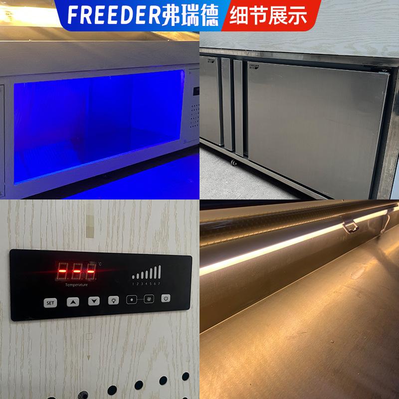 不锈钢阶梯展示柜 商用冰柜烧烤熟食点菜柜冷藏冷冻保鲜柜 双温柜