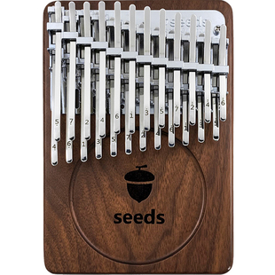 果实拇指琴哥伦布24音卡林巴17音21音seeds板式kalimba手指琴乐器