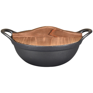 九铸铁锅小号一人食两人用炒锅生铁炒菜锅平底燃气电磁炉家用炖锅