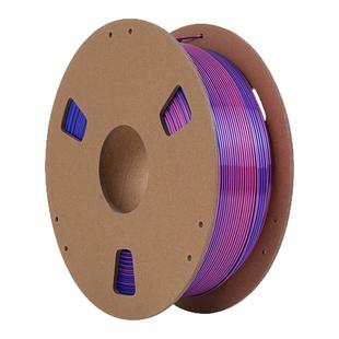 CooBeen蓝极光3D打印耗材PLA丝绸彩虹渐变双色/三色1.75mm 1kg