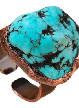 开口可调节高级小众古铜饰品时尚