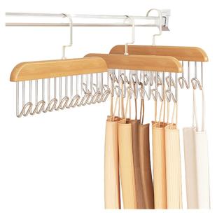 木质衣架波浪挂钩多功能内衣背心收纳神器宿舍实木文胸收纳晾衣架