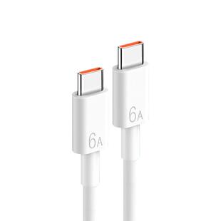 适用华为mate60pro+数据线88W/66W超级快充mateX5/p60Art手机6A充电线双type-c接口P50E/nova10se闪充PD加长