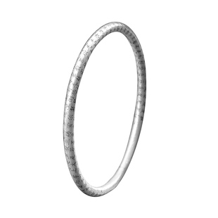 足银心经手镯女经文古法哑光磨砂实心闭口刻字手工纯银镯子首饰品