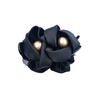 赫本王妃 【鹊桥】2025优雅气质不规则上班通勤花苞款丸子夹发饰