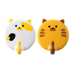 茶花挂钩粘钩强力粘胶免打孔挂勾墙勾可爱承重衣服衣钩子贴墙壁勾