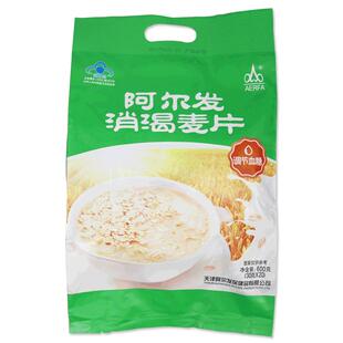 阿尔发消渴麦片速溶食品中老年人冲饮早餐 储备食品600g