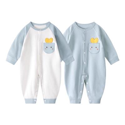 婴儿连体衣春秋款纯棉秋季衣服