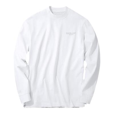 布先生纯棉长袖T恤男款落肩上衣