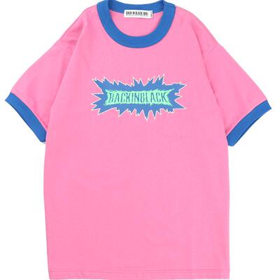 恶魔恶牌情侣撞色罗文短袖