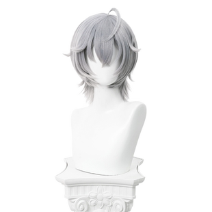 【漫囧】绝区零cos 主控 哲（哥哥）cosplay假发 深灰色短发 现货