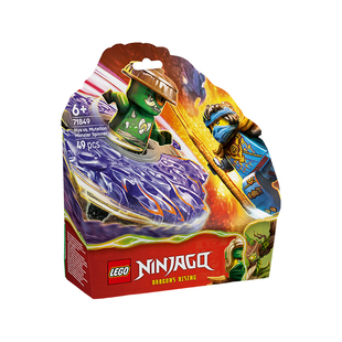 1月新品LEGO乐高幻影忍者71849妮雅对战突变怪兽幻影旋转机玩具