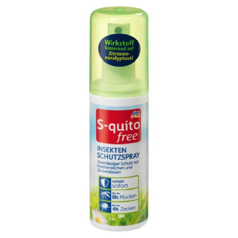 德国进口 S-quito free 防蚊虫叮咬喷雾婴幼儿孕妇可用100ml