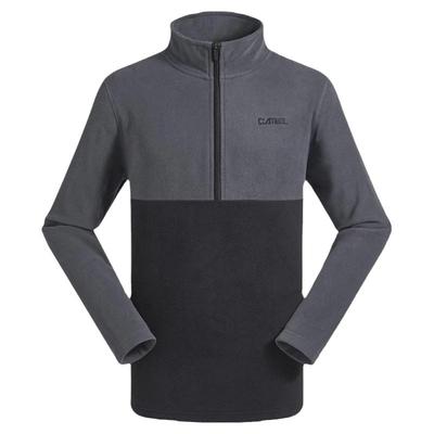 骆驼户外抓绒衣男2025新款