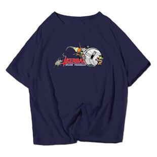 STEAM游戏航空航天模拟坎巴拉太空计划短袖t恤衫男女半袖全棉衣服