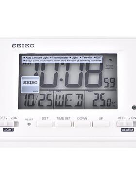 精工seiko办公卧室床头电子钟