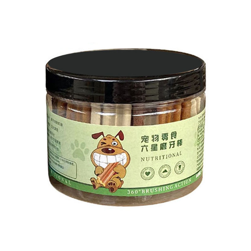 亚禾磨牙棒宠物零食六星洁齿骨