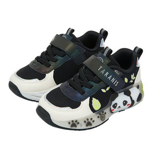 泰兰尼斯儿童闪灯运动鞋2026年春季新款男女童跑步鞋鞋小熊闪灯鞋