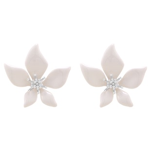 【买3免1】超仙白玉兰花朵耳针女 轻奢小众设计温柔气质精致耳饰