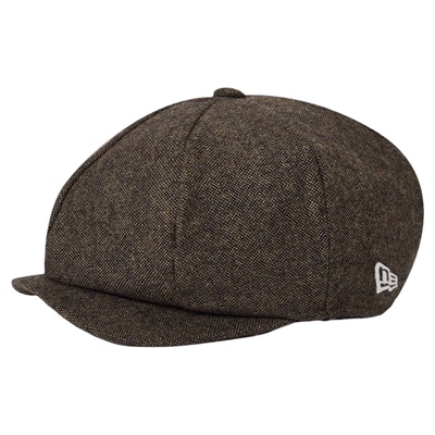 NewEra纽亦华复古毛呢报童帽