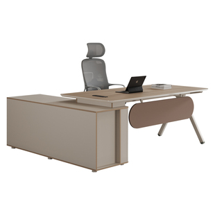 办公桌老板桌轻奢主管桌简约现代经理办公室桌领导大班台咨询桌子