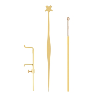 出口级小提琴音柱勾钩钎子大提琴贝司黄铜音柱夹音柱测量尺工具