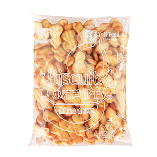 豫吉小葫芦饼干1700g雪花酥专用烘焙DIY原材料童年小奇福零食整箱