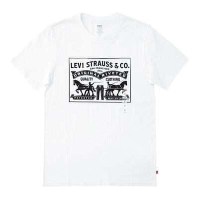 Levi's李维斯男士短袖双马印花