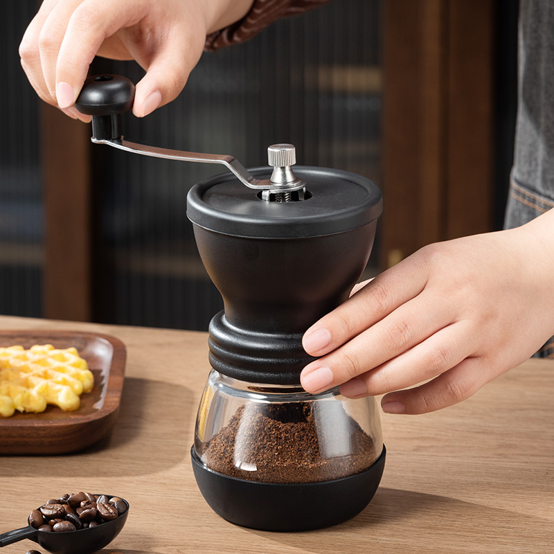 手动咖啡豆研磨机现磨手摇磨豆机器具小型研磨器家用手磨咖啡机