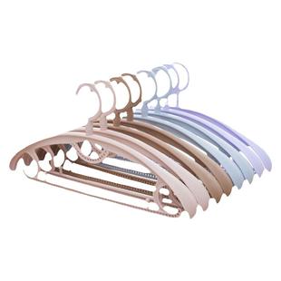 可转头360度旋转宽边美容院办公室衣架轻奢高级无痕家用挂衣耐用