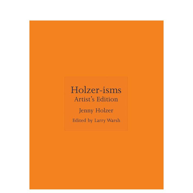 【预售】珍妮·霍尔泽主义 艺术家版 折叠海报&小册子 【ISMs】Holzer-isms : Artist's Edition 英文艺术画册画集 正版进口图书