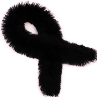 仿狐狸毛条辅料毛毛边服饰通用羽绒服毛领子童装装饰衣服皮草毛边