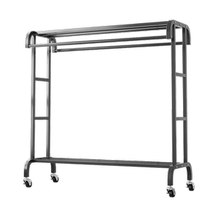 晾衣架落地家用卧室内挂衣架阳台晒衣服被子简易衣帽架子结实耐用