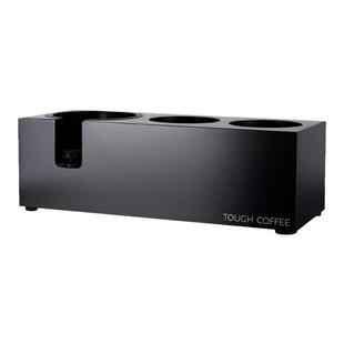 顽固咖啡黑砖压粉座意式咖啡机三孔填压座58mm手柄支架铝合金材质