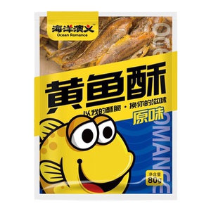 海洋演义小黄鱼酥鱼干辣味原味30g/包学生出游零食海味即食酥脆