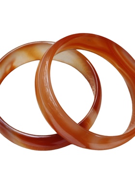 天然红玛瑙手镯宝宝高冰玉髓手镯儿童美容院足疗店刮痧镯买五送二