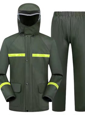外卖骑手专用雨衣套装防暴雨一套