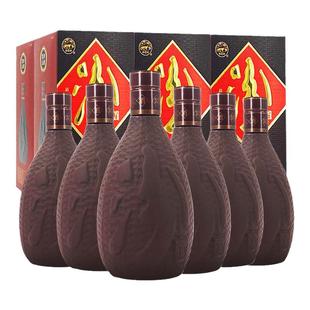 汾酒 42度紫砂汾酒475ML 整箱6瓶装 山西杏花村白酒