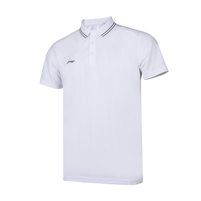李宁羽毛球服短袖polo衫
