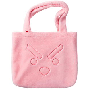 问童子 手袋·奋斗兔/粉色特别版 毛绒时尚单肩包包简约手提袋