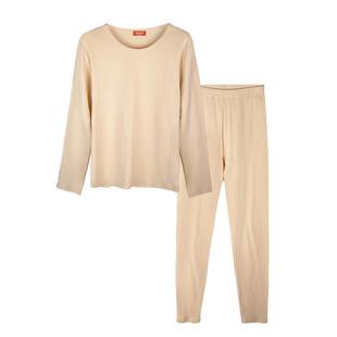 贴心秋衣秋裤男女纯棉套装薄款圆领情侣加肥大码毛衫保暖内衣2864