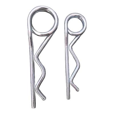 双圈R型销销弹簧钢波浪发卡