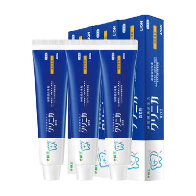 LION狮王齿力佳酵素健齿牙膏盒式去牙垢清新防蛀130g×3支
