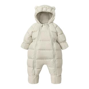 【真心绒】迷你巴拉宝宝羽绒连体衣热Hi婴儿包手包脚护肚爬服冬