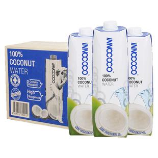 泰国进口INNOCOCO一诺可可椰子水100%纯青椰汁水nfc孕妇饮料1L装