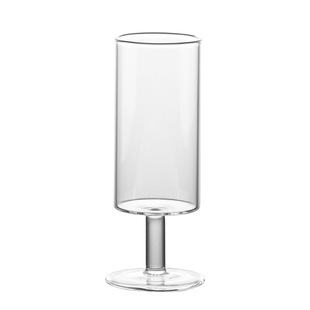 创意茶杯高硼硅玻璃耐热高脚玻璃杯品鉴杯香槟杯透明冷萃绿茶杯