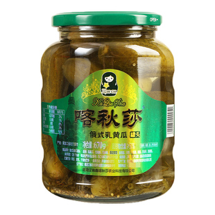 喀秋莎俄式酸黄瓜俄罗斯风味正宗酸黄瓜咸菜下饭菜商用罐装腌黄瓜
