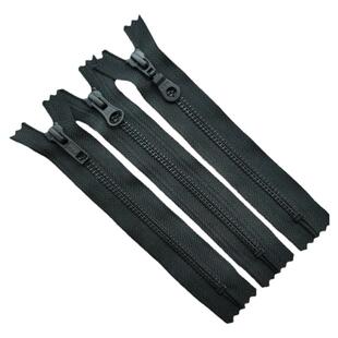 黑古铜YKK5号金属拉链闭尾黑色外套领口靴子皮包短裙口袋服装配件